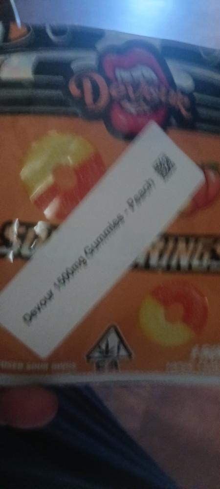 Devour 1500mg Gummies - Peach - Customer Photo From Jason Sightler