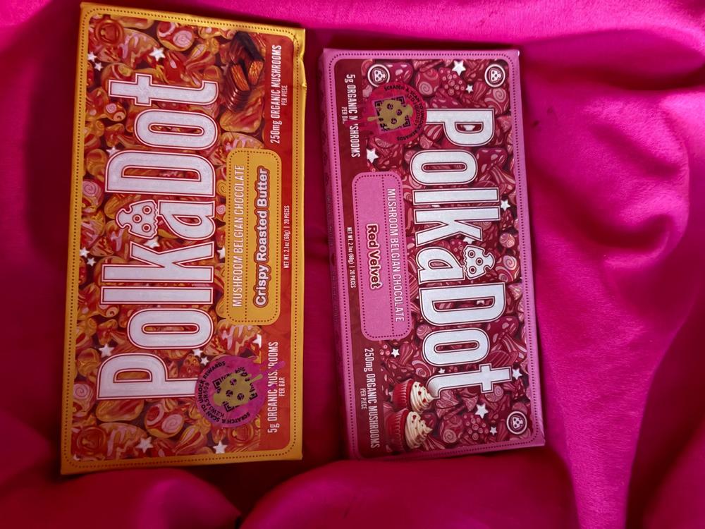 Polka Dots Magic Chocolate (5g) - Red Velvet - Customer Photo From Kaitlyn Blissitt