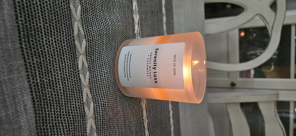 Sunlit Grove Candle | Lemon + Musk - Customer Photo From Brenda Proctor