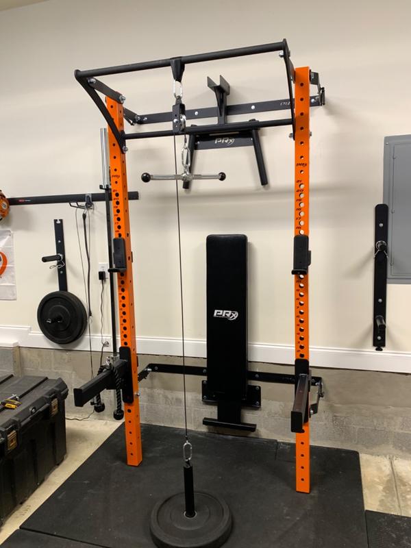 Profile® PRO Folding Squat Rack with Kipping Bar™ - PRx Performance