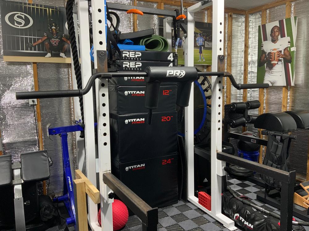 PRx Safety Squat Bar - Customer Photo From Ray