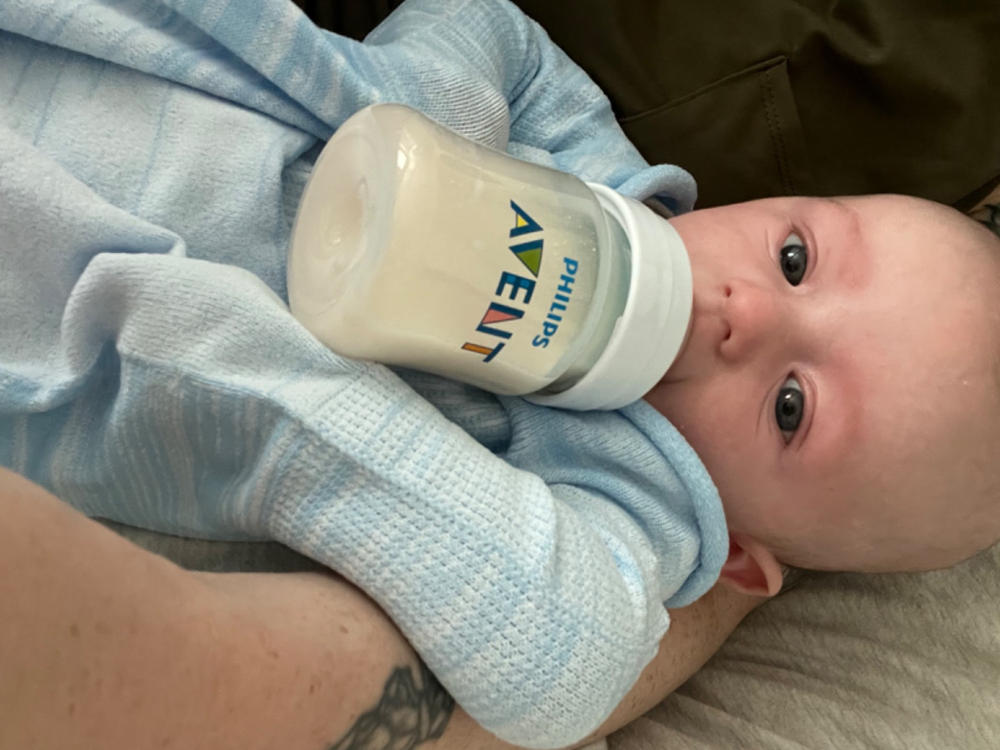 Blue Swaddle Sleep Sack - Customer Photo From John Wing