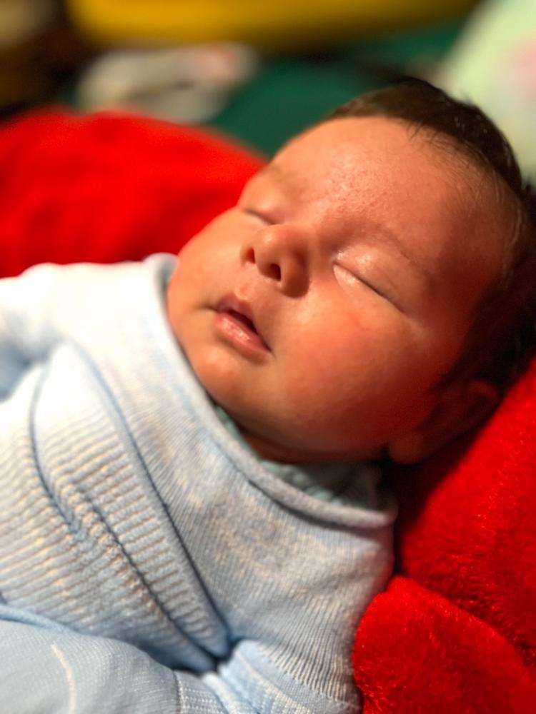 Blue Swaddle Sleep Sack - Customer Photo From Kayla King