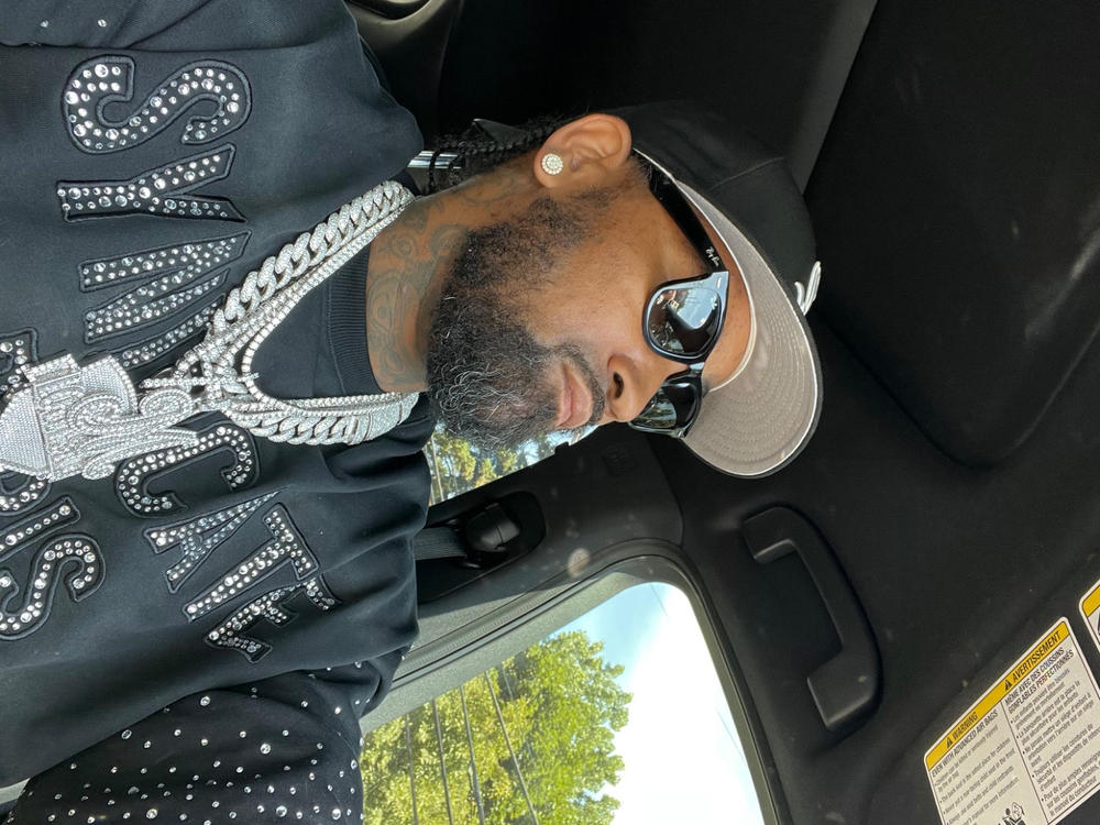 18mm Mosaic-Set diamond Cuban Link Chain 14K Gold - Customer Photo From Marlowe Cooper