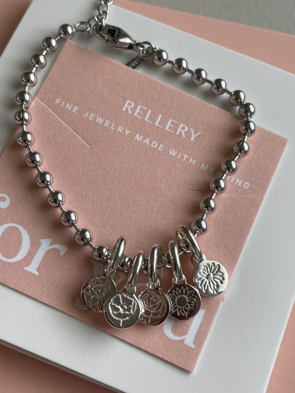 Monogram Rose Gold Bracelet with Crystals and Hearts - Blank or Engrav –  Heirloom Hourglass