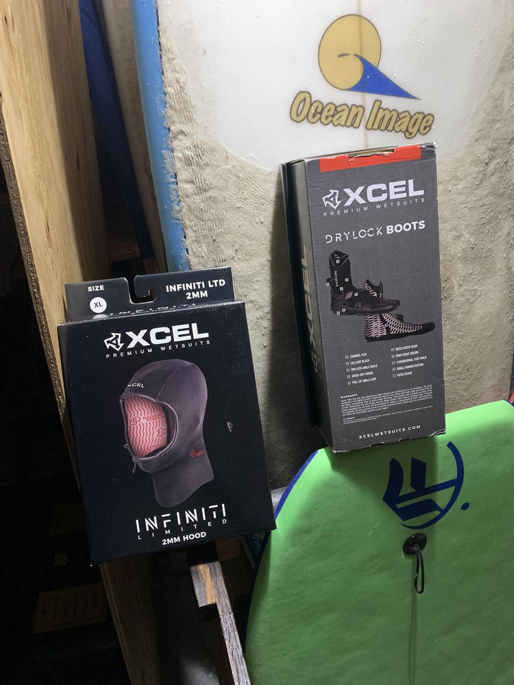 Blacco 3mm EX SURF BOOTS L(25〜26cm) 3mm XCEL DRYLOCK Black Split