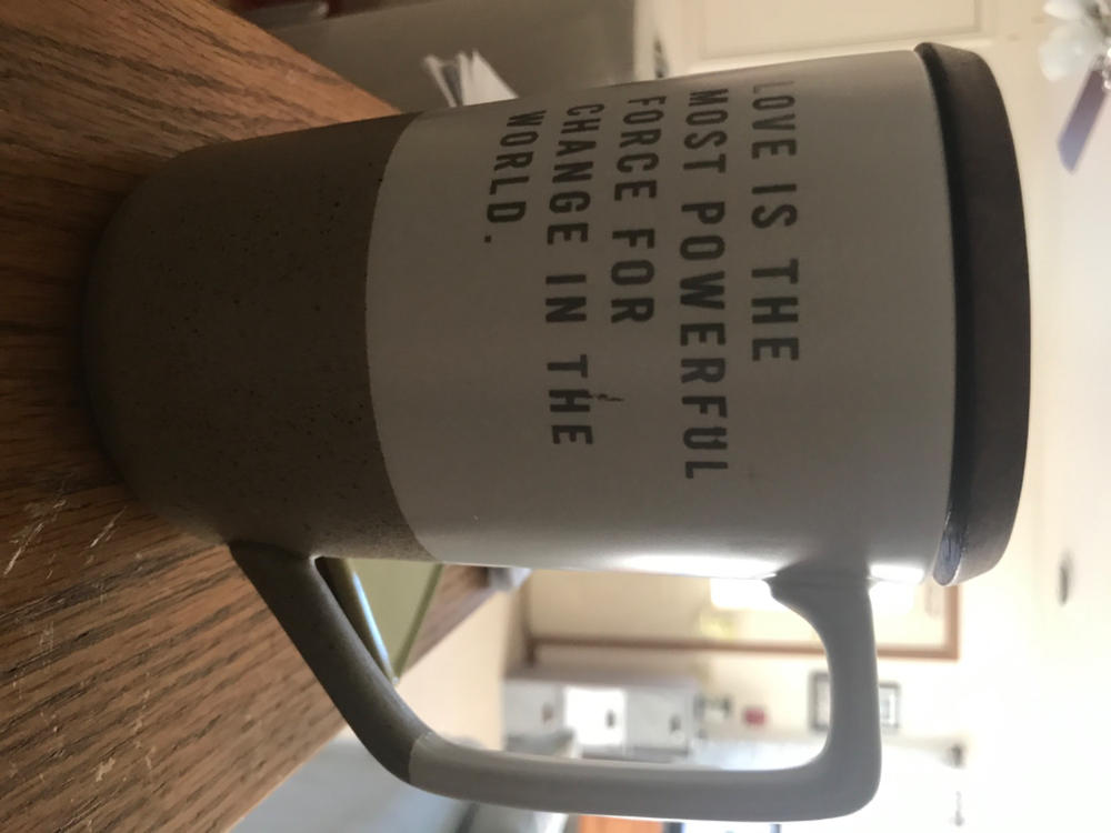 Love Is the Most Powerful Force For Change Mug - Customer Photo From Anonymous