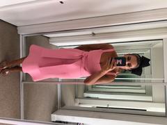 Vestrr Crepe Knit Bralette Dress Pink Review