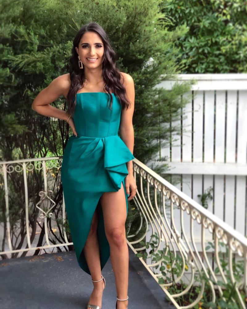 Lexi Shannen Dress Emerald Green for Hire | VESTRR – Vestrr