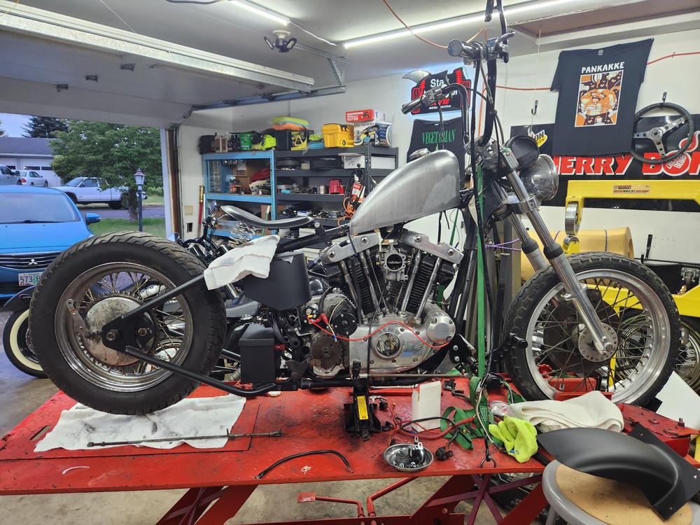 Frisco Sportster Peanut Gas Tank - Customer Photo From Phil Padfield