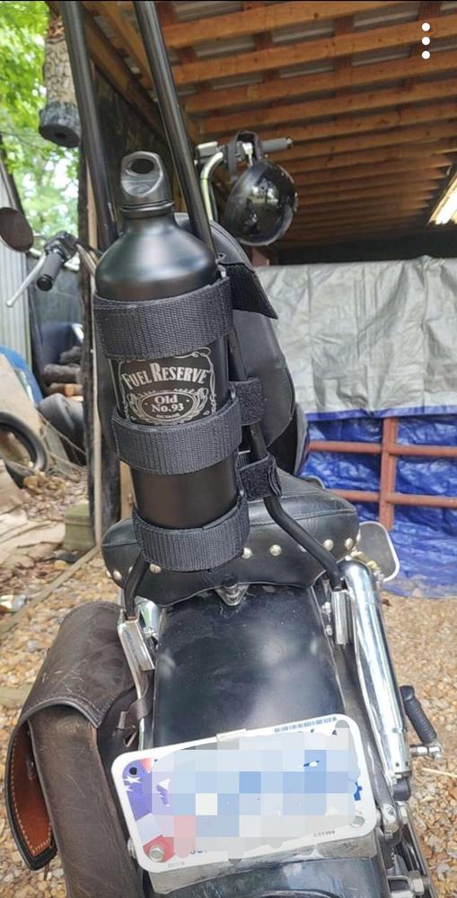 Throttle Addiction Fuel Reserve Bottle Carrier - Customer Photo From Jeffrey Wallace