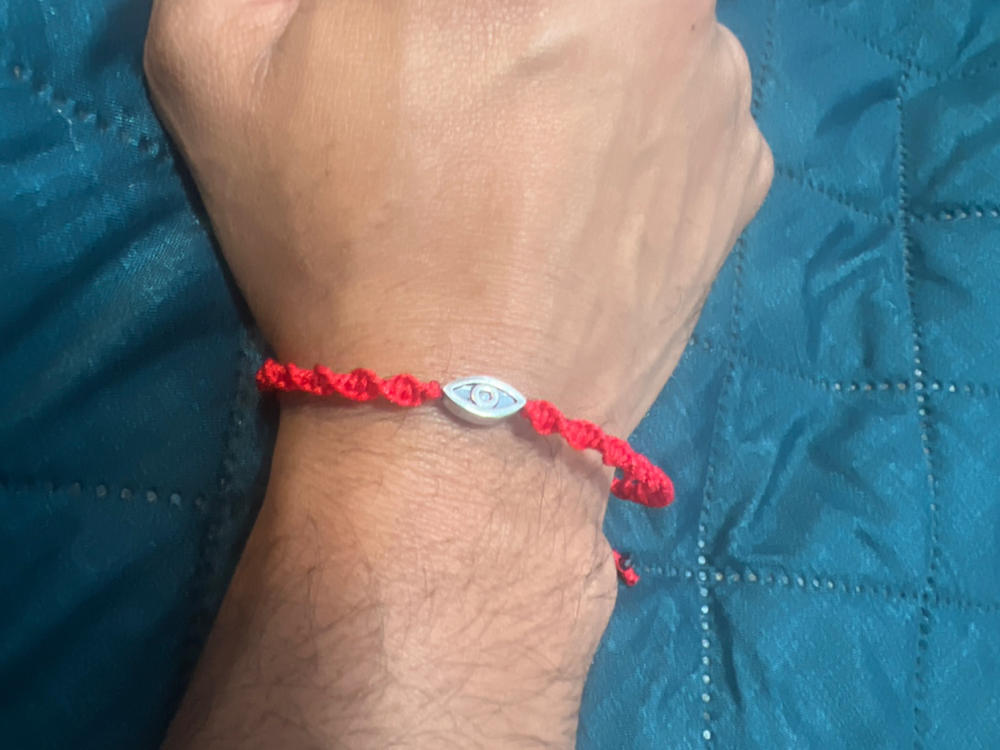 Ancient Protection - Red String Evil Eye Bracelet - Customer Photo From Anthony Martinez