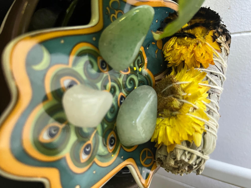 Abundant Prosperity - Hamsa Plate & Sage Box - Customer Photo From Sarah Diaz-Lopez