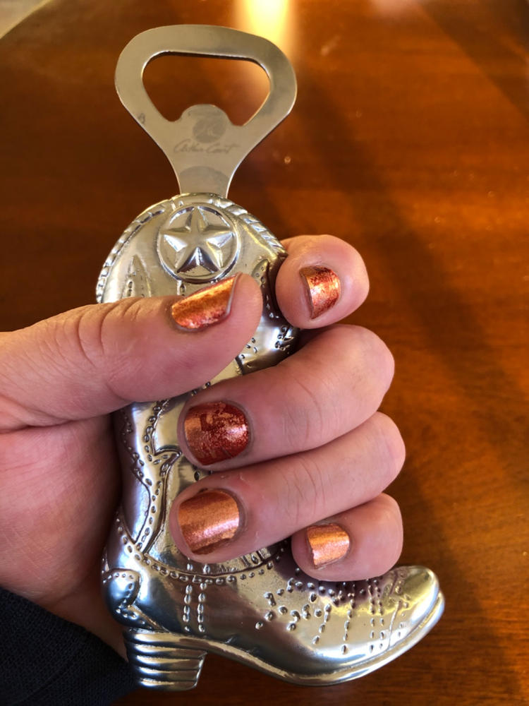 Cowboy Boot Bottle Opener - Customer Photo From Webb