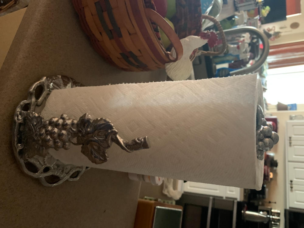 Grape Paper Towel Holder - Customer Photo From Janice Dennin