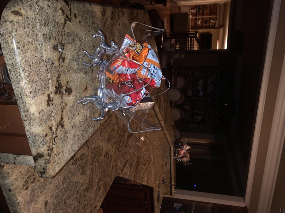 Horse Stand Acrylic Bowl 11 - Customer Photo From susan Staats