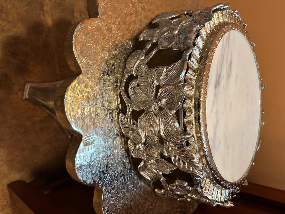 Magnolia Wood Cheese Pedestal - Customer Photo From Grace Liriano