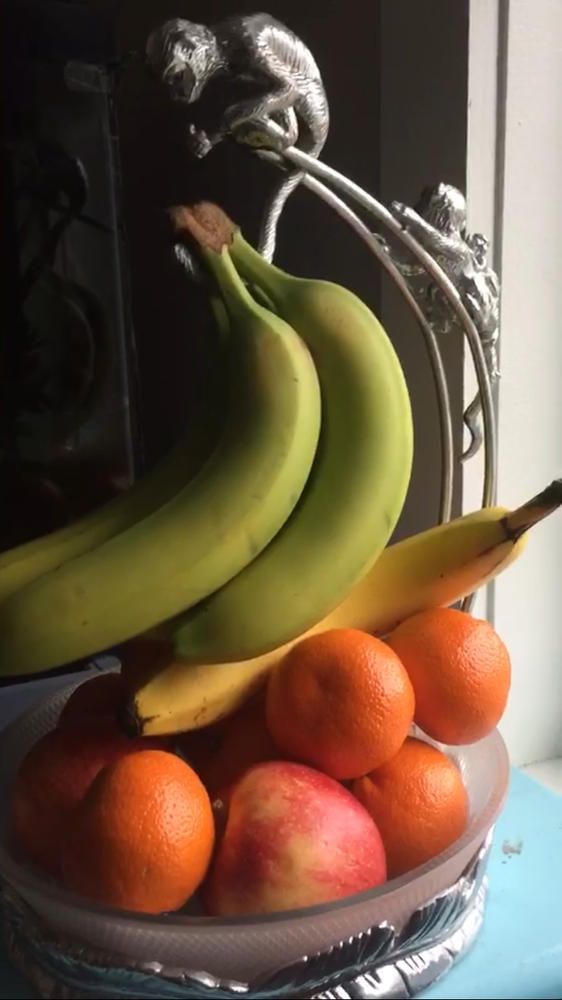 Monkey Banana Holder with Bowl - Customer Photo From Webb