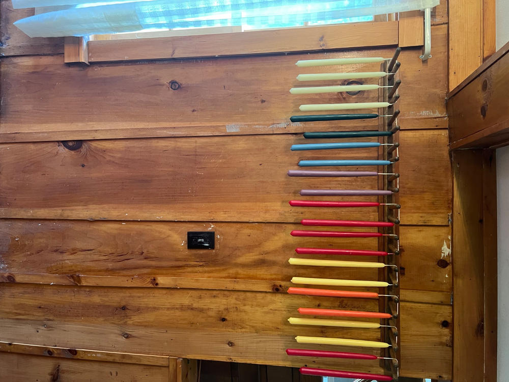 Pure Beeswax Taper Candles, Standard (12" x 7/8"), Natural - Customer Photo From JOE FAGAN