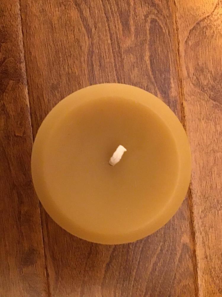 Pure Beeswax Pillar Candles - Customer Photo From D. MATHIAS