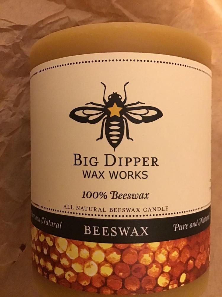 Pure Beeswax Pillar Candles - Customer Photo From D. MATHIAS