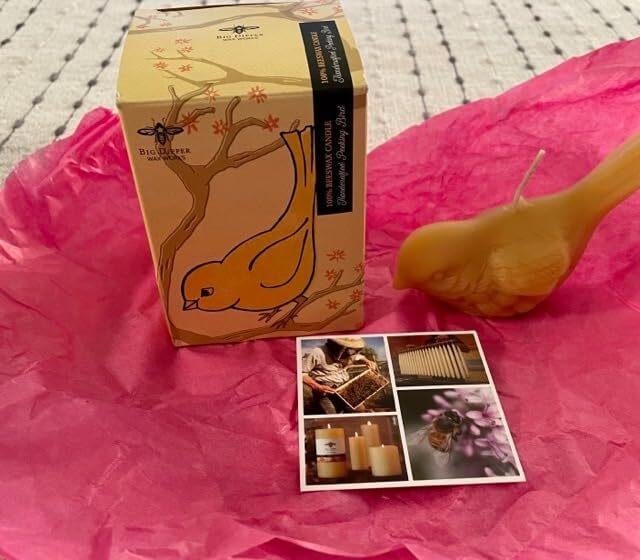 Beeswax Song Bird Candles - Customer Photo From Beatrice