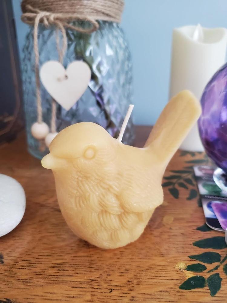 Beeswax Song Bird Candles - Customer Photo From Olivia