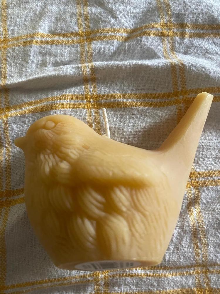Beeswax Song Bird Candles - Customer Photo From Emily