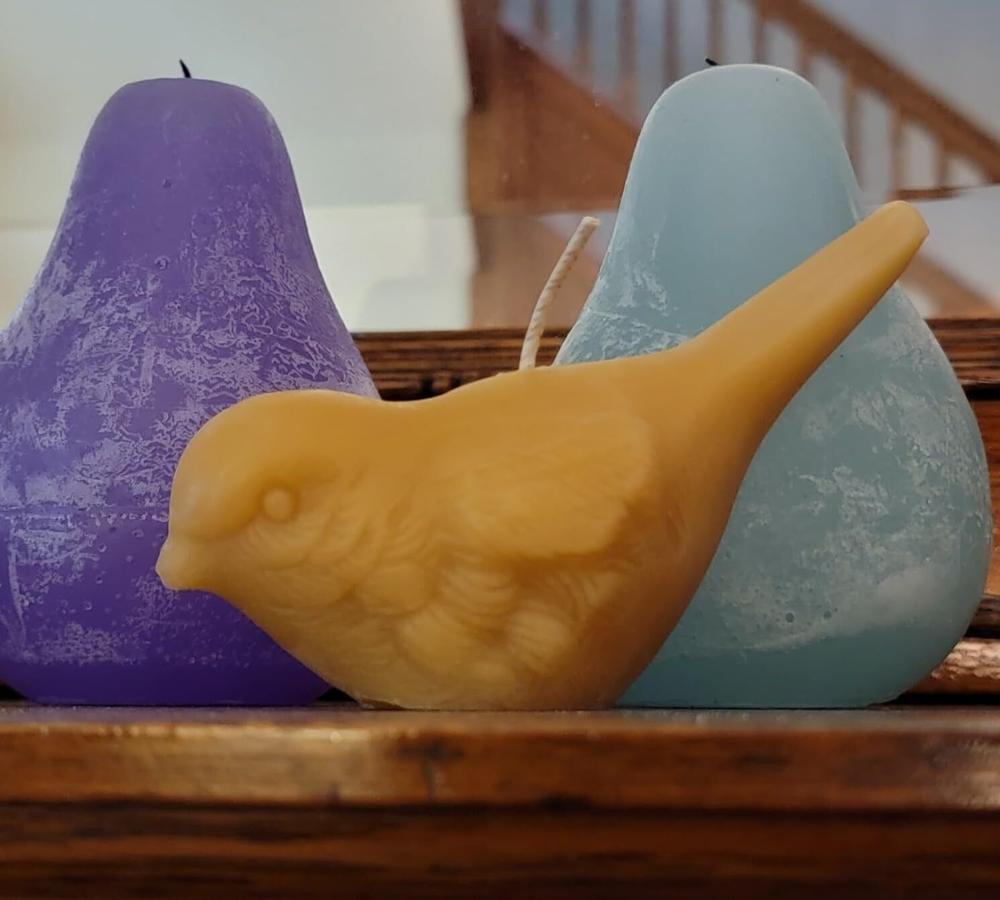 Beeswax Song Bird Candles - Customer Photo From Pat