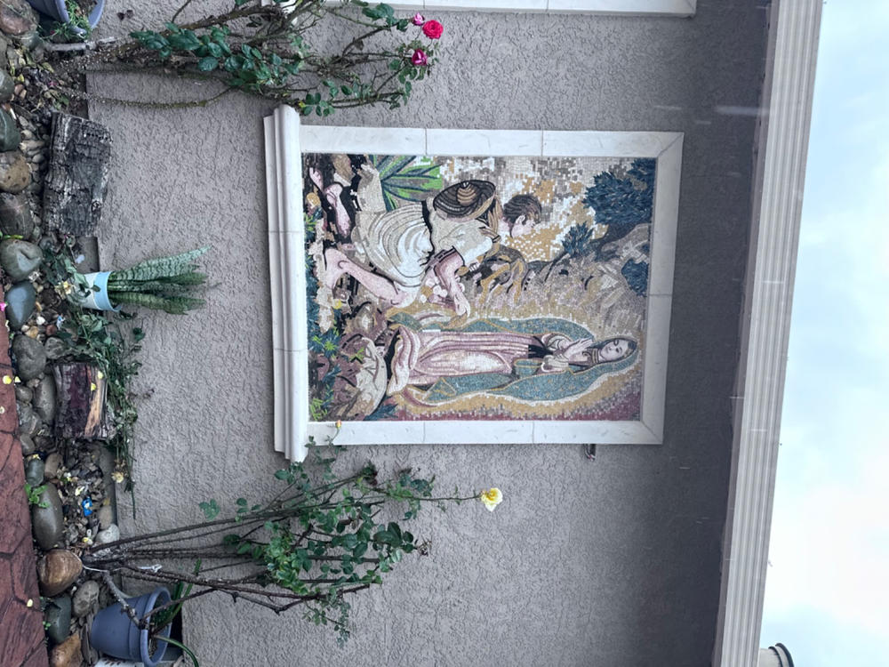 Mosaic Apparition of The Lady of Guadalupe - Customer Photo From Miguel Salinas