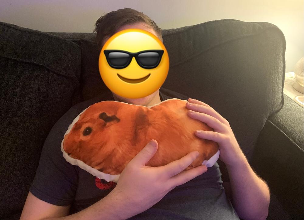 Custom Guinea Pig Pillow - Customer Photo From Sierra