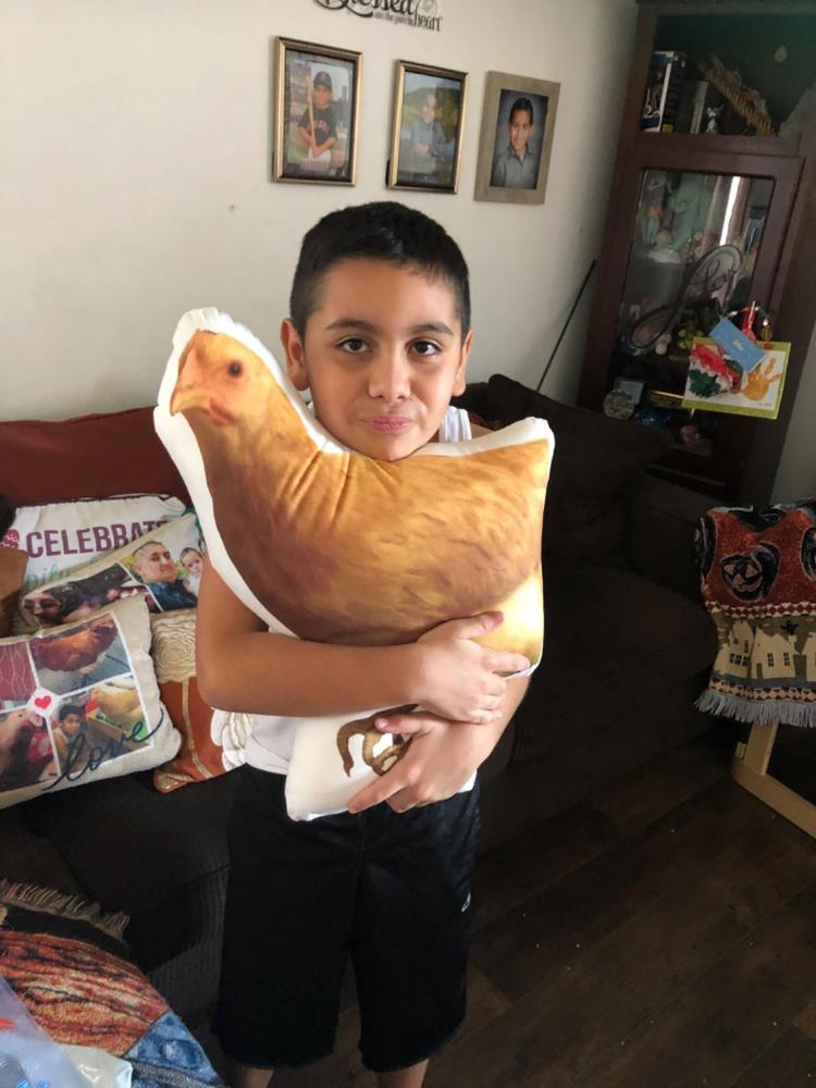 Custom Chicken Pillow - Customer Photo From Veronica Rosales