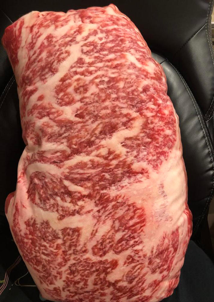 Wagyu Shaped Pillow - Customer Photo From kim
