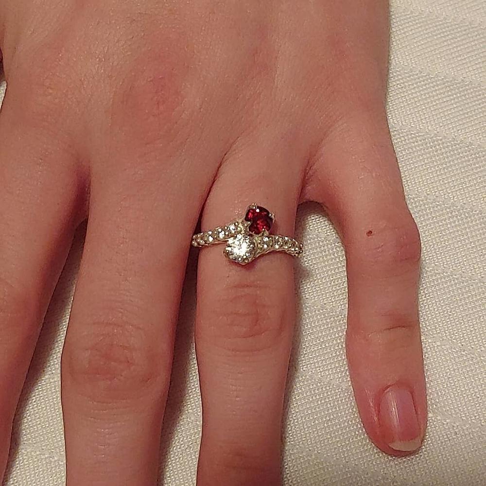 Sterling Silver Intricate Infinity Two Stone Ring | Jewlr