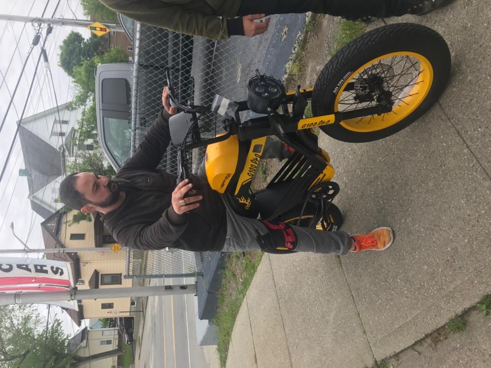HappyRun G100 Pro Fastest 6000W Electric Bike Motorcycle - Customer Photo From Donna Brown