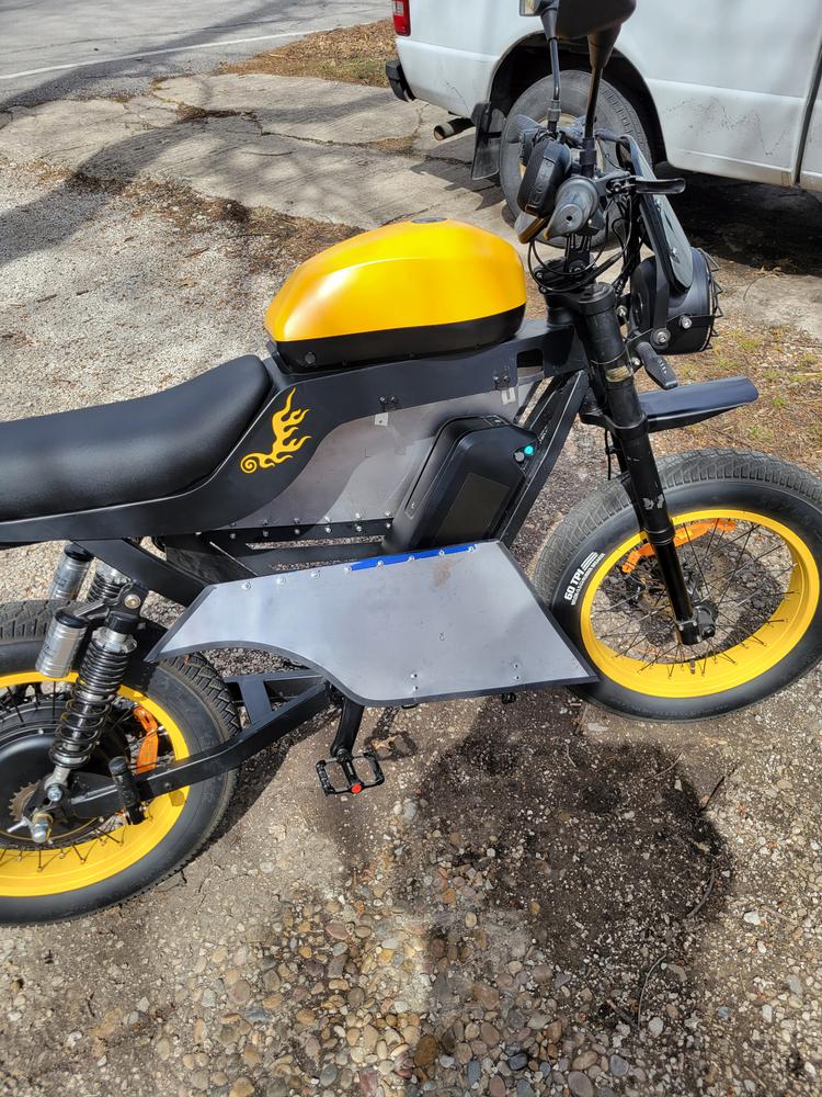 HappyRun G100 Pro Fastest 6000W Electric Bike Motorcycle - Customer Photo From Brandon sullins