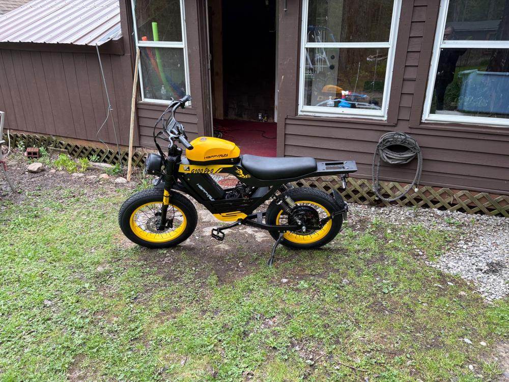 HappyRun G100 Pro Fastest 6000W Electric Bike Motorcycle - Customer Photo From Corey Graham