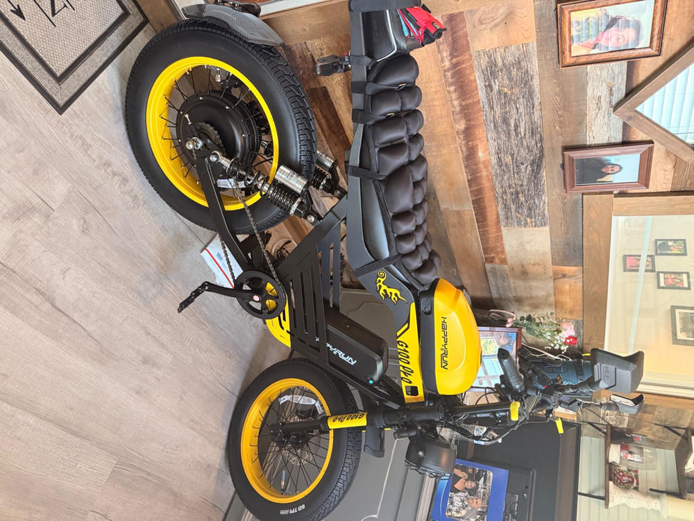 HappyRun G100 Pro 6000W Electric Bike - Customer Photo From Luis Lebron