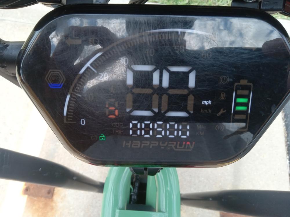 2025 NEW HappyRun G70 2000W Dual Battery Fast Electric Cargo Bike for Sale - Customer Photo From ISAAC RODGERS