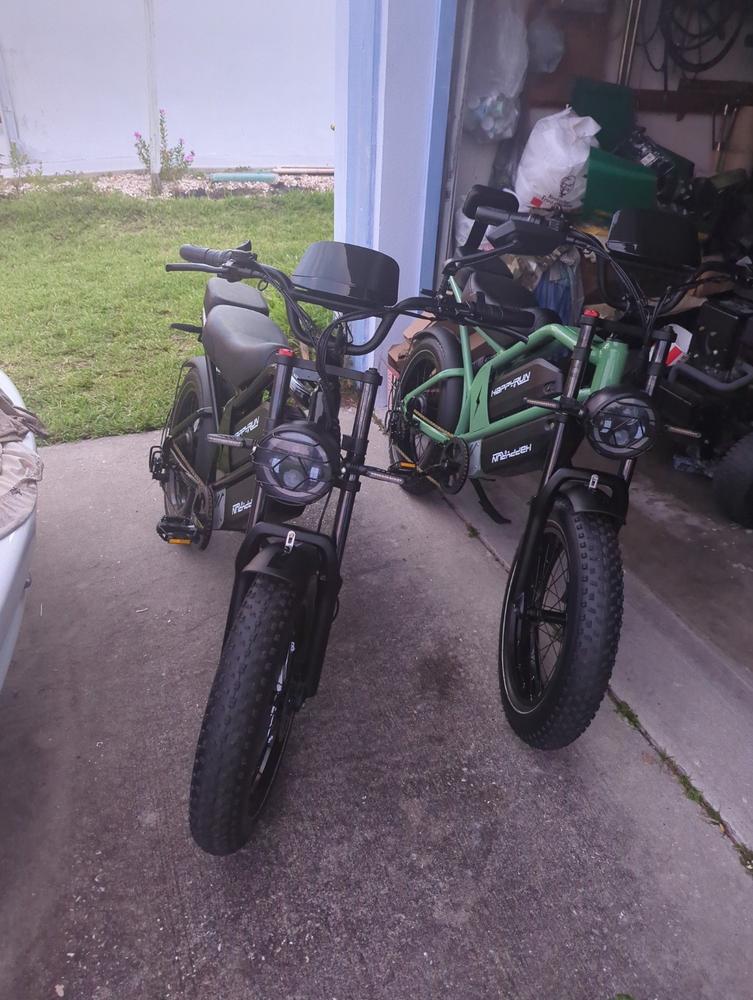 2025 NEW HappyRun G70 2000W Dual Battery Fast Electric Cargo Bike for Sale - Customer Photo From Scott Clemmons