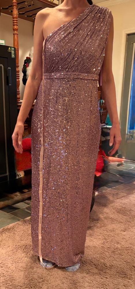 Robe Sequin Une épaule Endless Rose - Prix Original 108$ - Neuve Avec étiquette