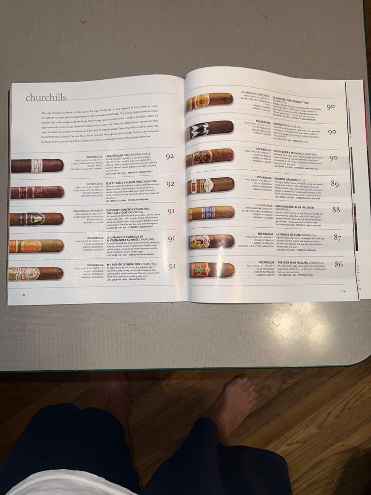 Cigar Aficionado Magazine - One Year Subscription - Customer Photo From Kenneth Braxton