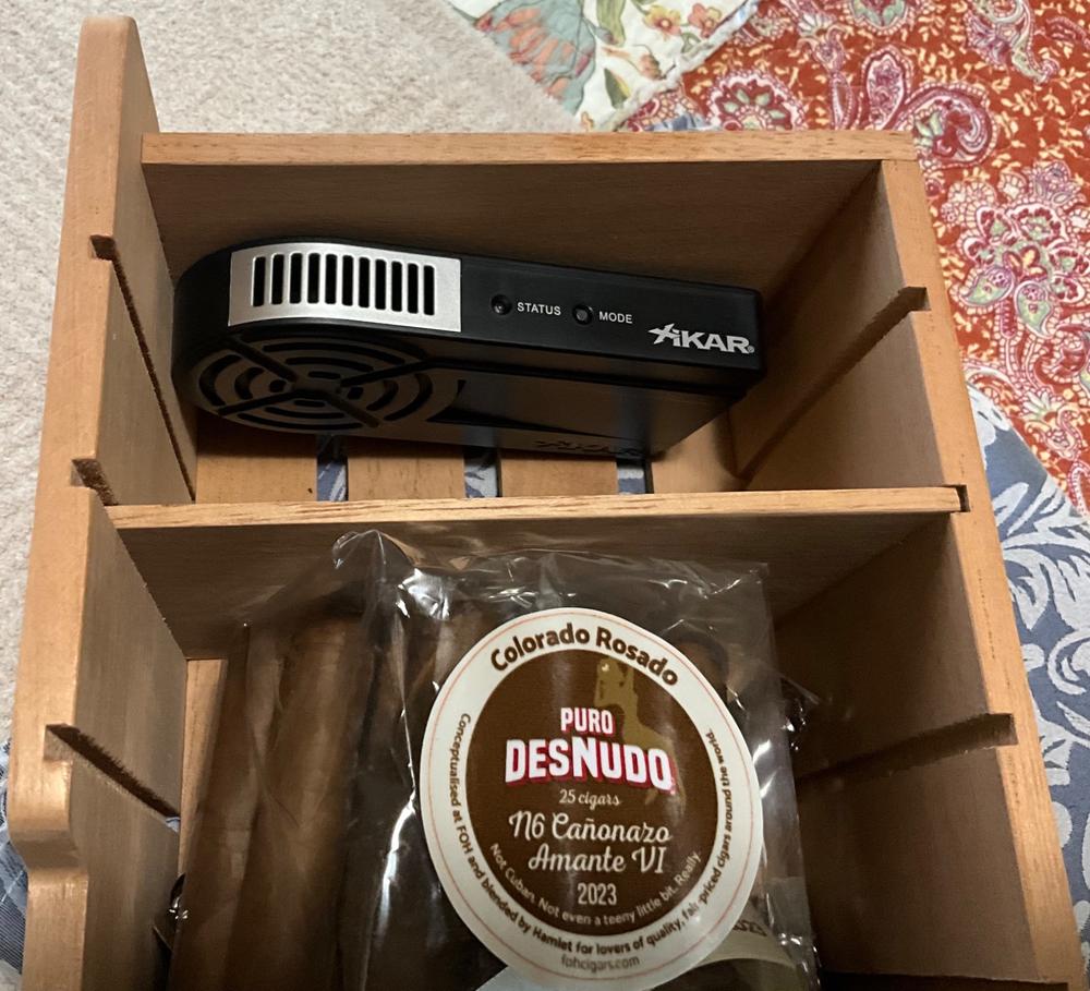 Xikar Humifan Humidor Air Circulator - Customer Photo From Edward Conway