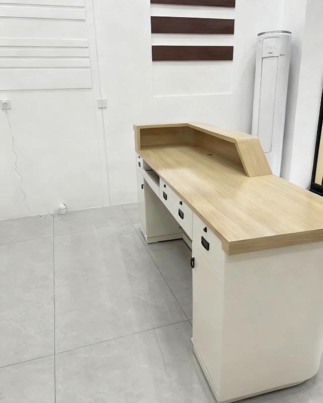 Cream Style Reception Desk – Training Center & Boutique Counter - Customer Photo From Liam Lewis