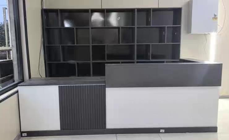 Modern minimalist cashier reception desk - Customer Photo From Deborah Hall