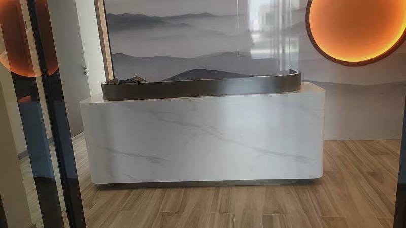 Baked Paint Reception Counter – Maoters - Customer Photo From Jacob White