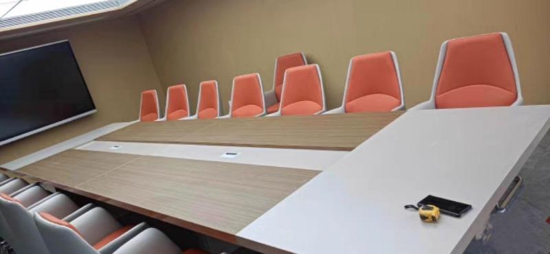 Efficient Modern Oval Conference Table - Customer Photo From Derek Wallace