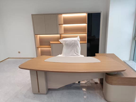 L Shaped Desk with Storage – Maoters - Customer Photo From Ethan Harris
