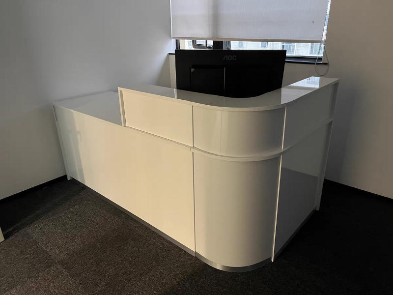 Laminate Reception Desk with Filing Cabinet - Customer Photo From Nathan Parker