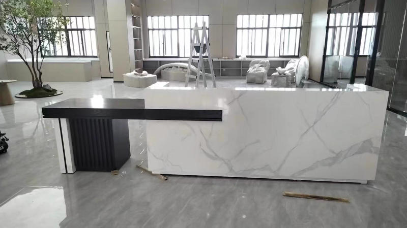 Large Storage Space Entrance Reception Desk – Maoters - Customer Photo From Brandon Lee